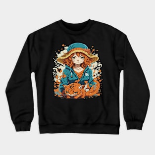 cat mother Crewneck Sweatshirt